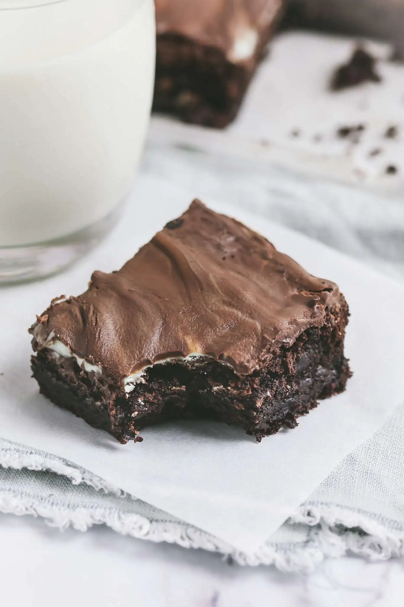 gluten free mint chocolate brownies
