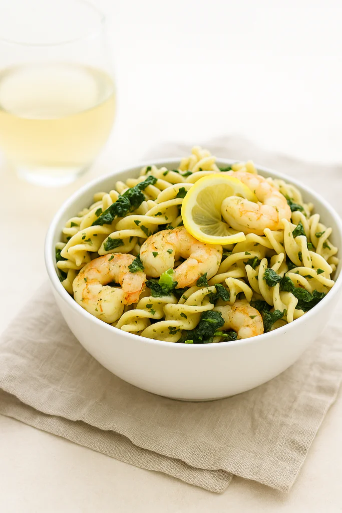 easy shrimp pasta